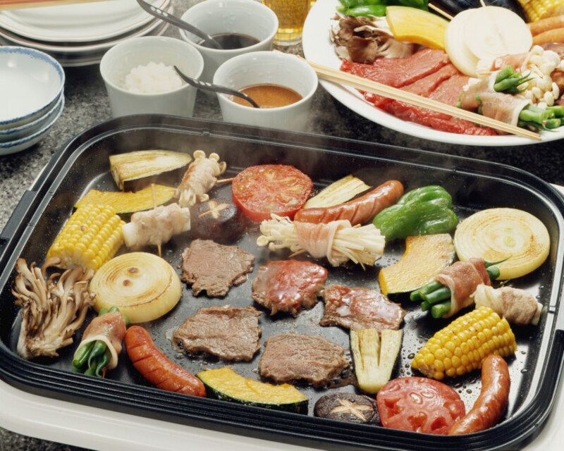 ホットプレートで調理をラクにする
