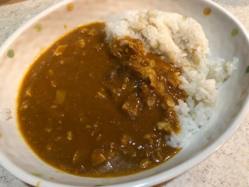 「科の豚とたけのこのキーマカレー」