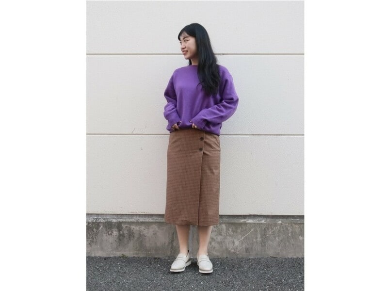 パープル系の着こなしがトレンドになりそう! 出典:WEAR