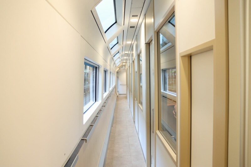 ヨーロッパのコンパートメント車両の雰囲気