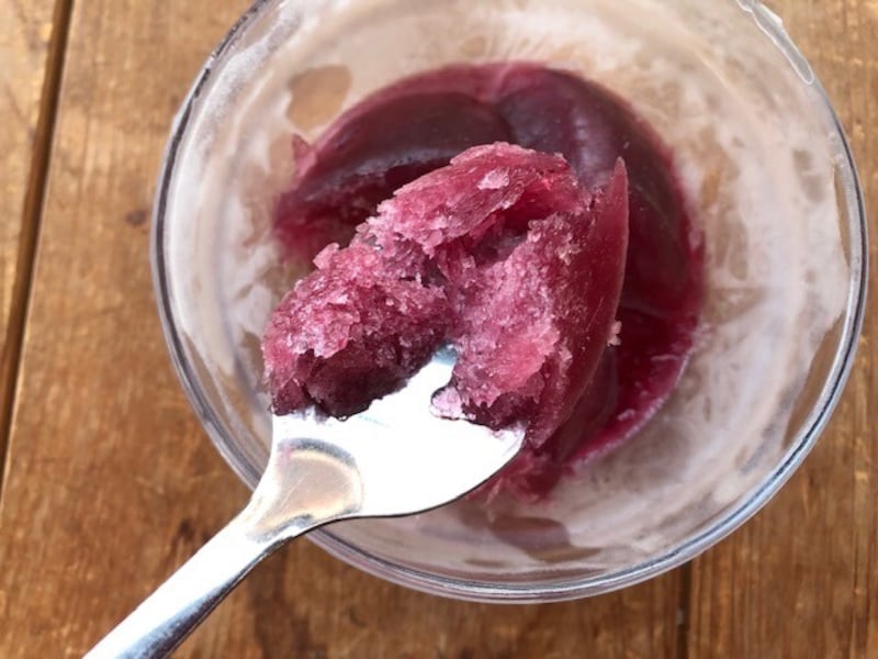 シャーベットのよう