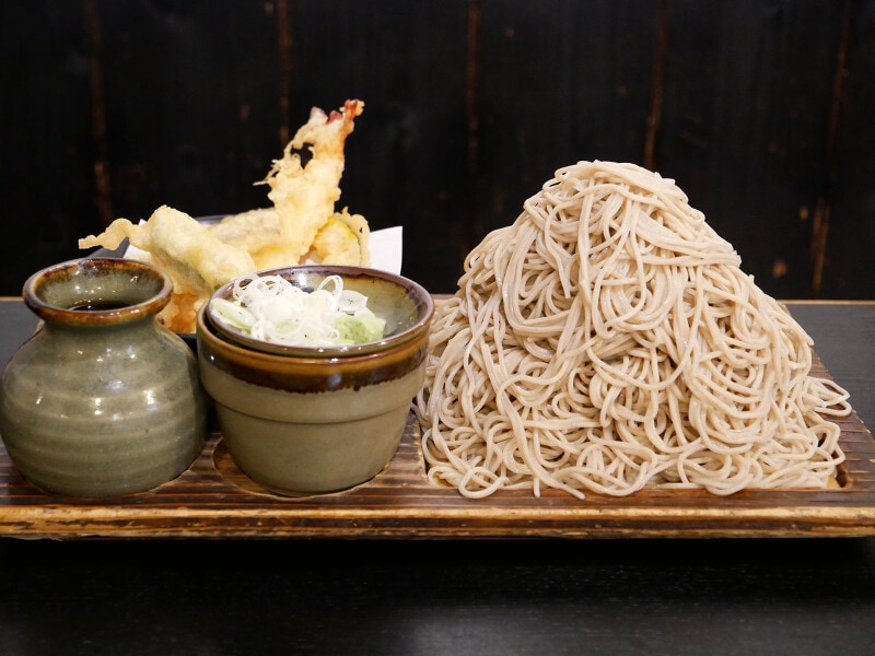 つけ天（税込968円）※富士山盛り無料（2021年8月21日撮影）