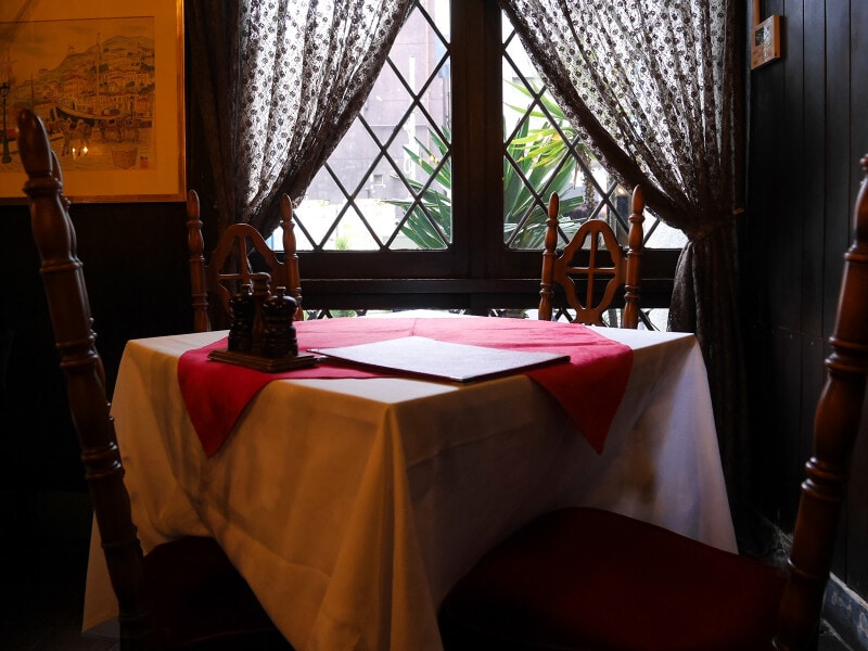 昭和の香りが漂うレトロな店内（2020年3月23日撮影）