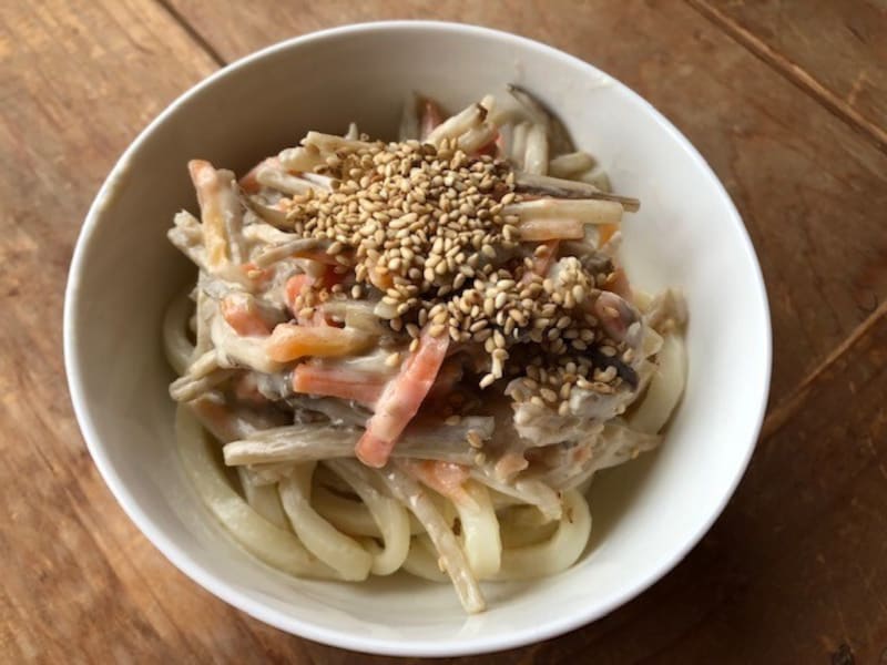 ごぼうサラダうどん