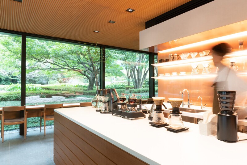 HARIO直営のカフェ