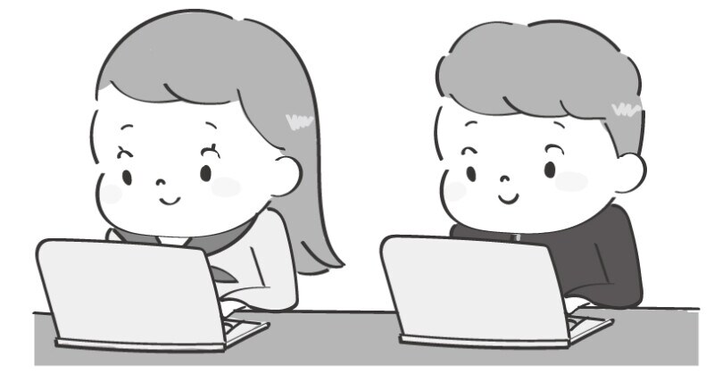 イラスト,無料,パソコン,デジタル,スマホ,タブレット,白黒