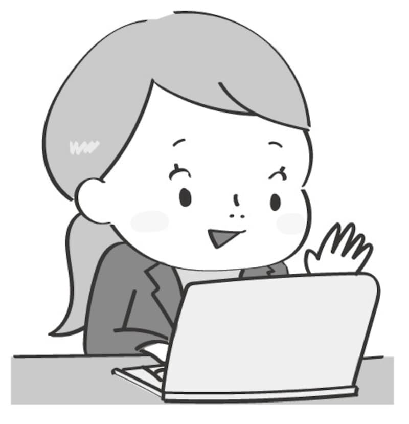 イラスト,無料,パソコン,デジタル,スマホ,タブレット,白黒