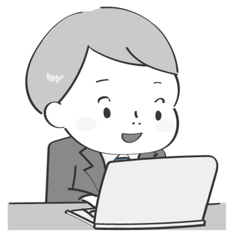 イラスト,無料,パソコン,デジタル,スマホ,タブレット,白黒