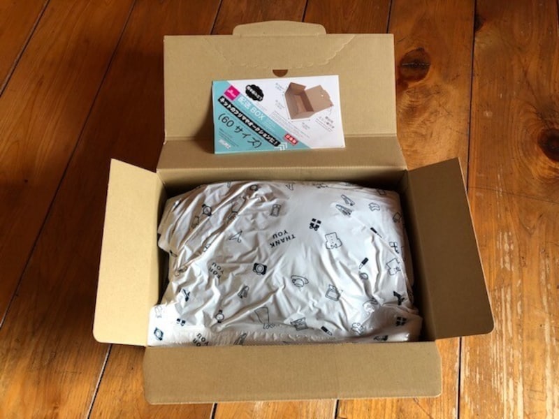 60サイズの箱に入った