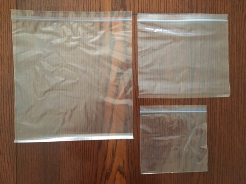 チャック付きストックバッグ