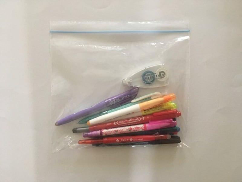 チャック付きストックバッグ