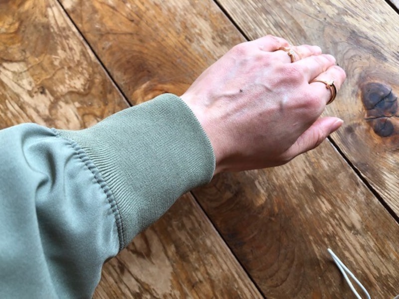 手首もぴったり