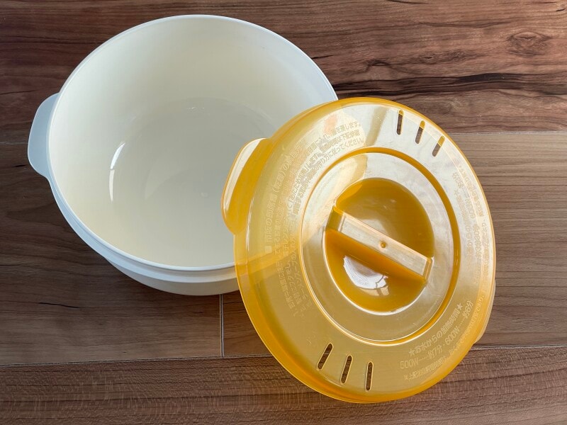 ダイソーの電子レンジ調理器　ラーメン丼要らず