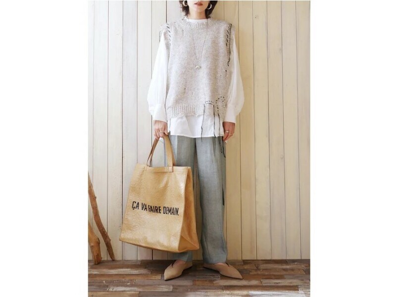 ニットベストの素材やデザインなど、よりバリエーションが広がりそう 出典:WEAR