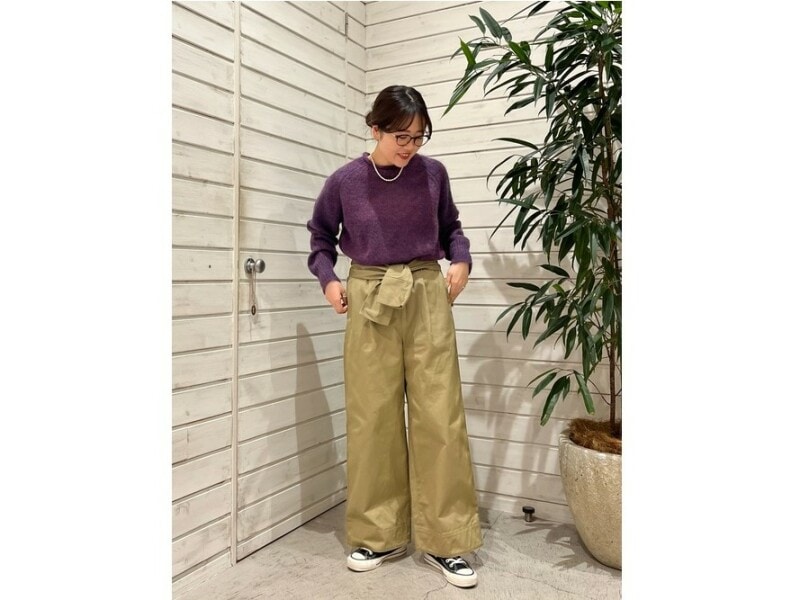 【OKコーデ】モヘアニットなど、起毛感のあるふんわり素材がおすすめ 出典:WEAR