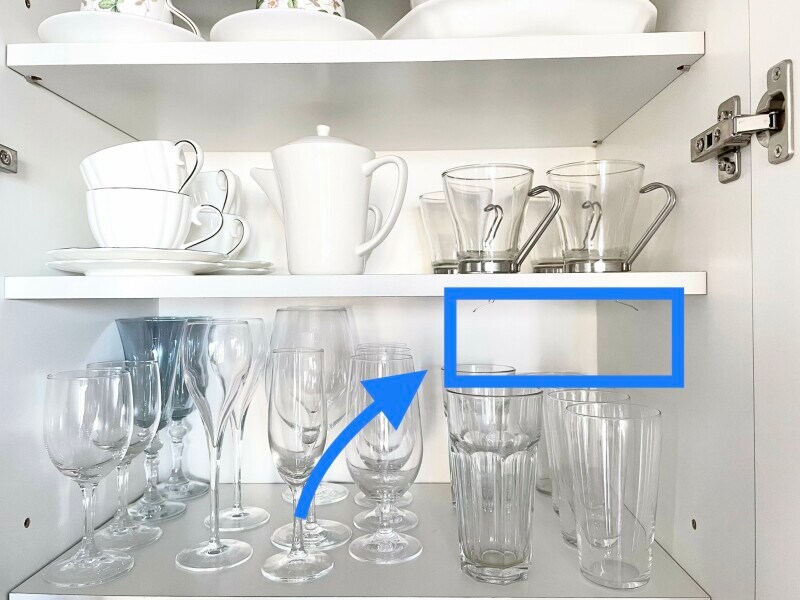 青い四角い箇所がデッドスペース