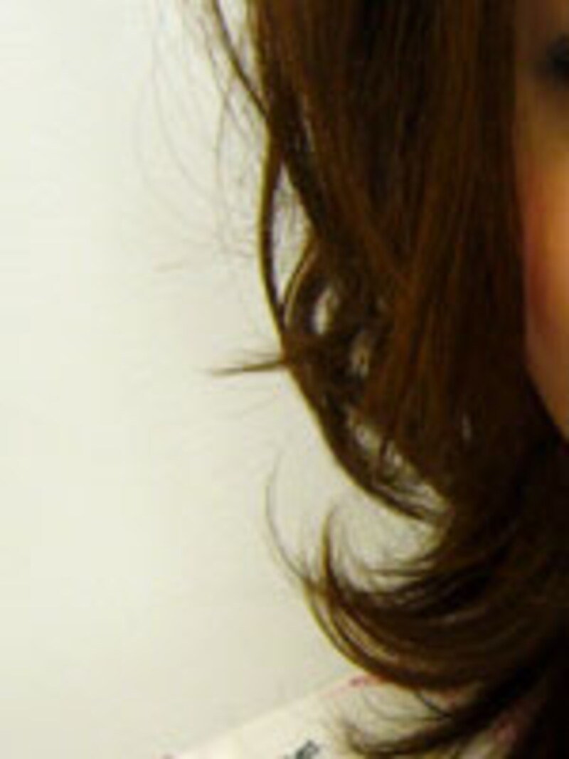 やわらかいトップの質感