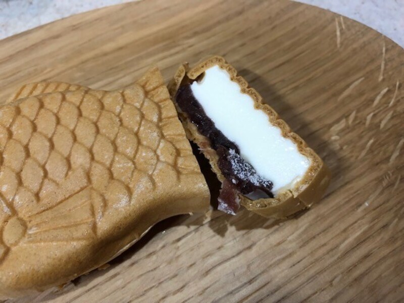 しっぽまで餡が入っている