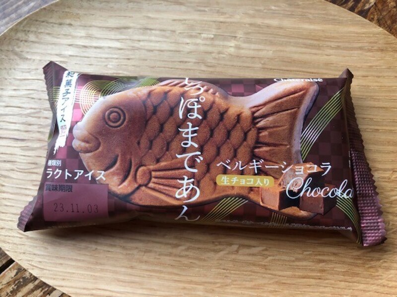 「和菓子アイス たい焼き最中ベルギーショコラ しっぽまであん」