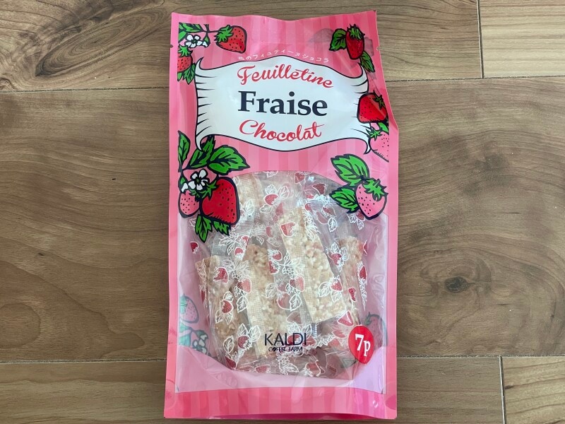 「いちごのフィユティーヌショコラ」