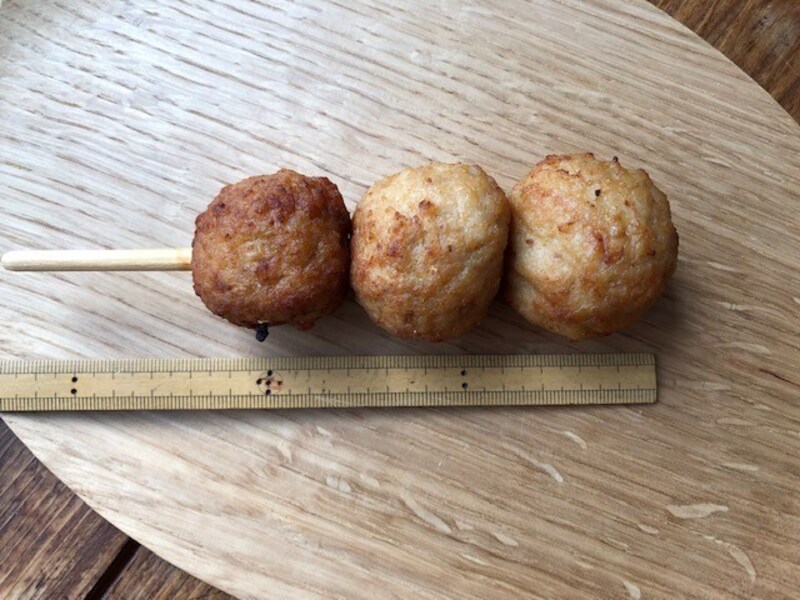 つくねの直径は約4cm