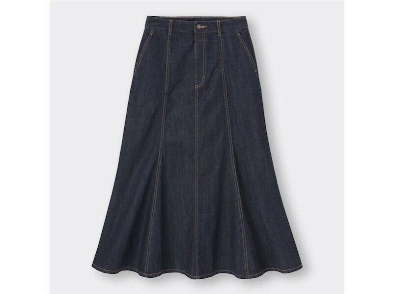 ジーユー デニムマーメイドスカート 1990円(税込)