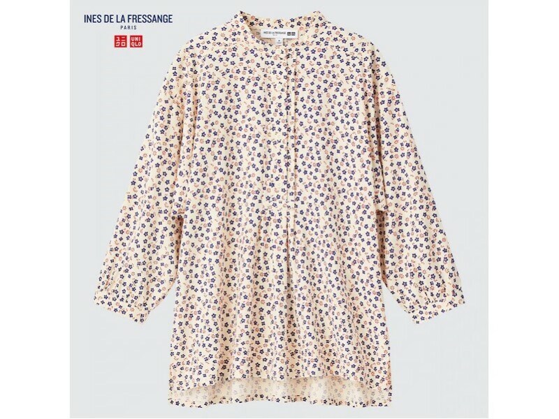 ユニクロ リネンコットンスタンドカラーシャツ 2990円(税込)