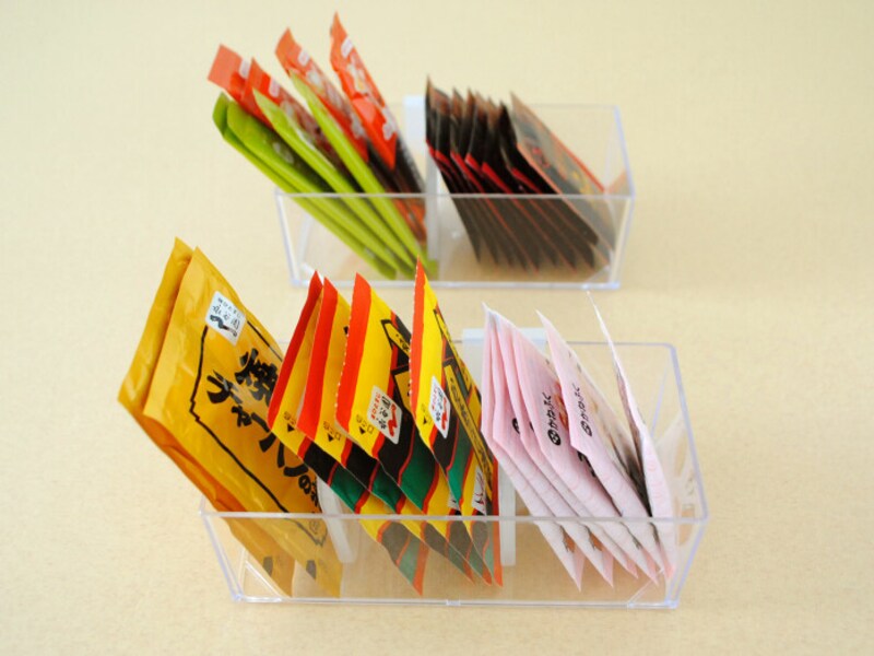 100均の冷蔵庫ドアポケット用仕切り