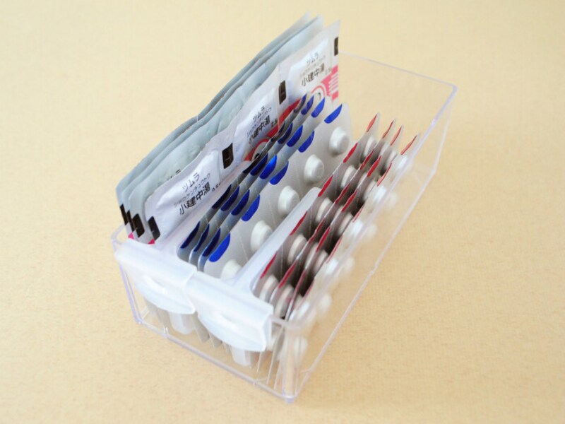 100均の冷蔵庫ドアポケット用仕切り