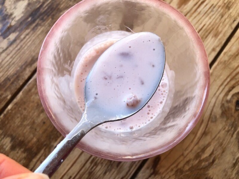 いちごの果肉入り