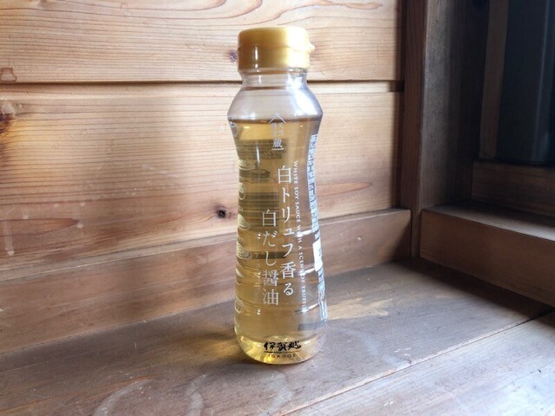 ダイソーの「白トリュフ香る白だし醤油」