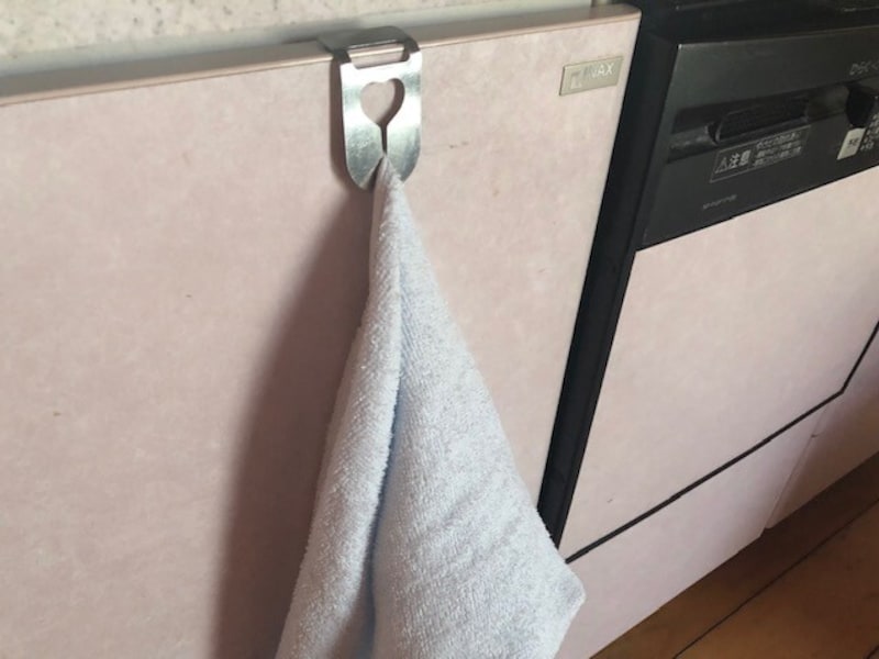 タオルを差し込むだけ
