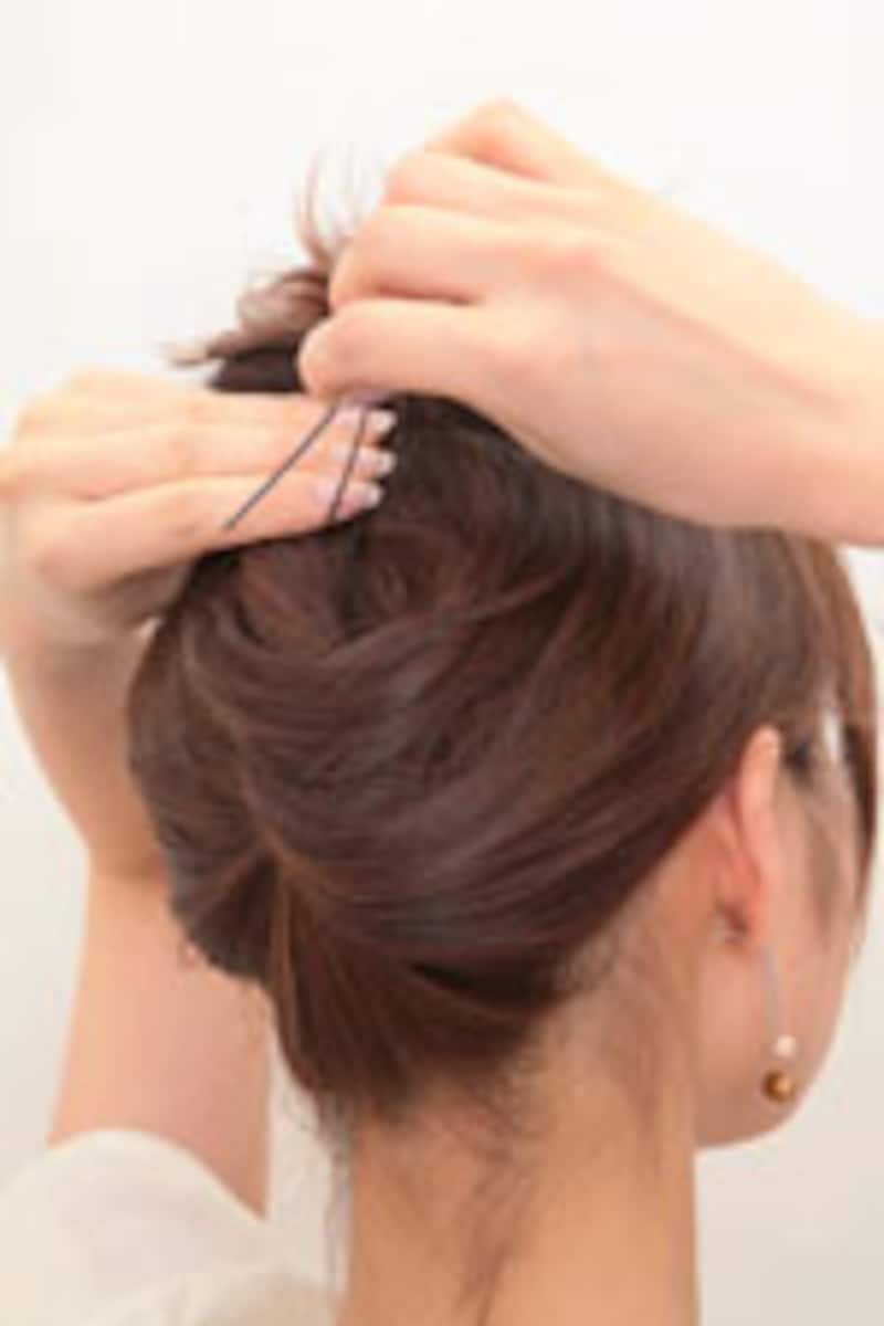 トップ巻きアレンジ