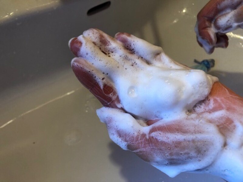 しっとりした泡