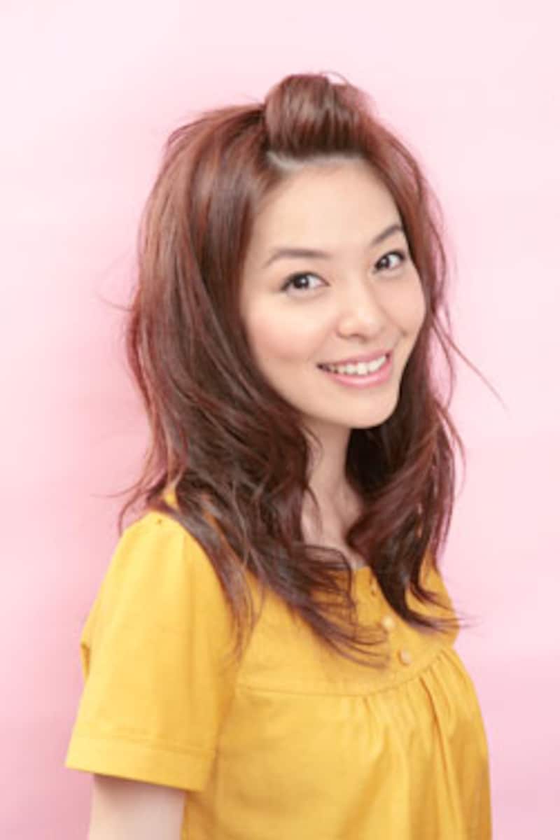 トップ巻きアレンジ