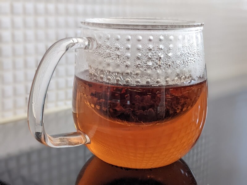 茶こし付きカップを使って洗い物を減らす