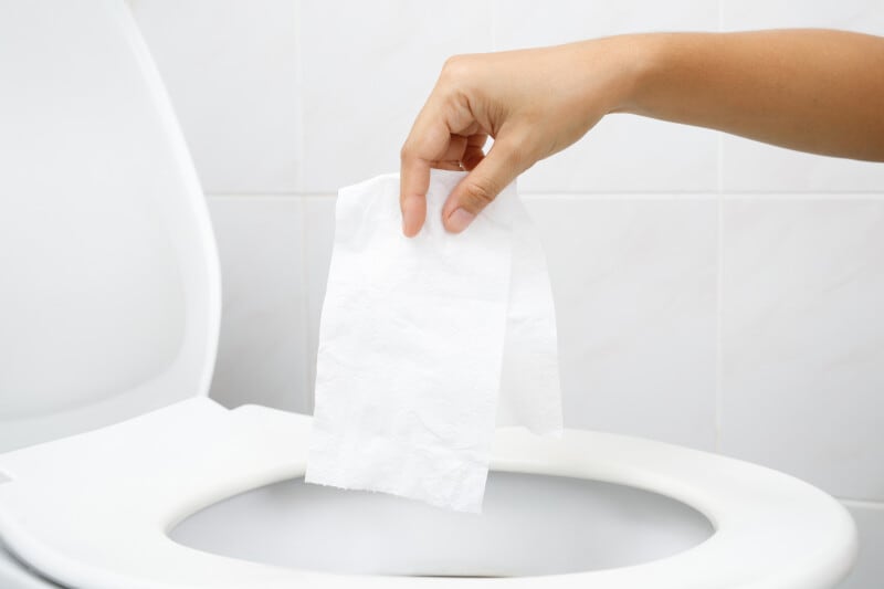 「トイレに流せる」とうたっている掃除シートなども一度に何枚も流さぬよう注意