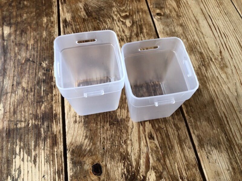 セリアの収納ボックス「くつした整理カップ」