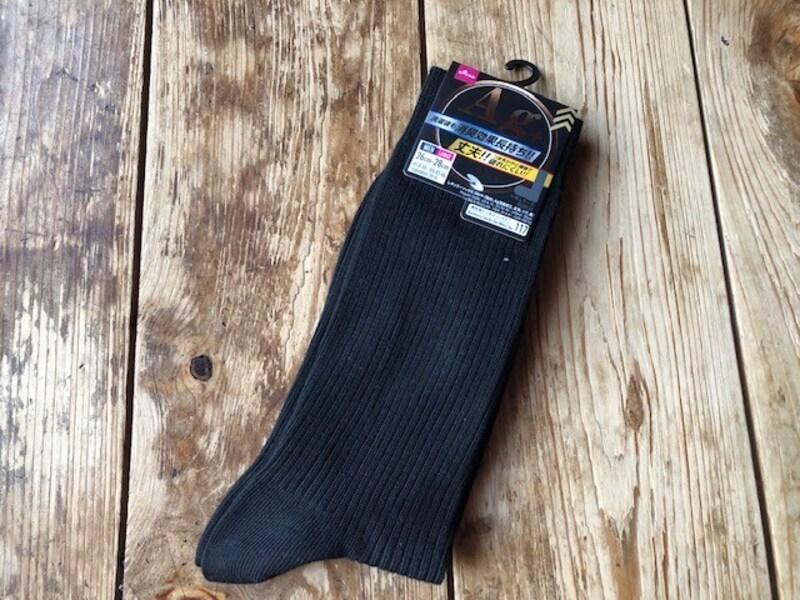 「男性用ビジネスソックス」