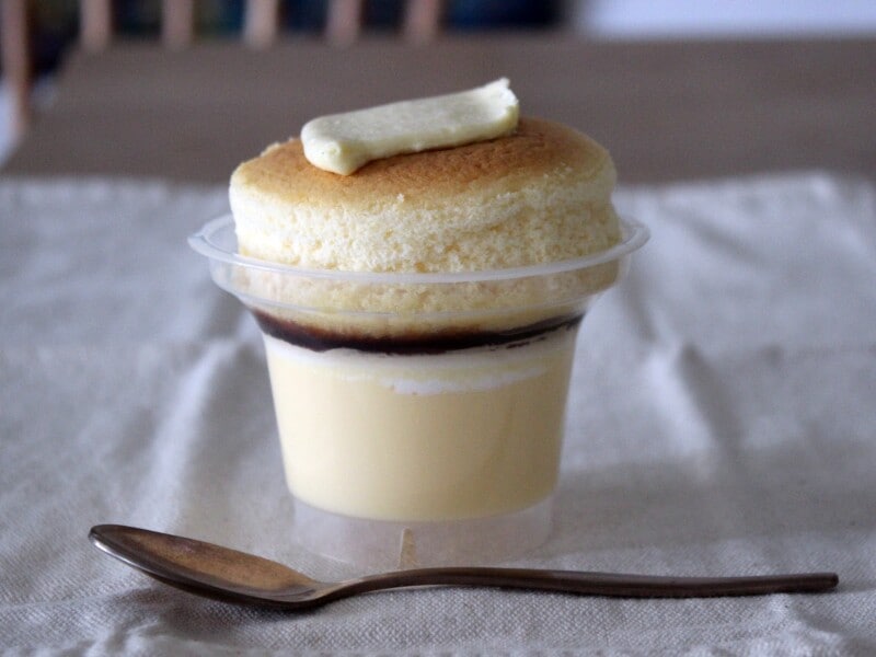 ホットケーキなスフレ・プリン