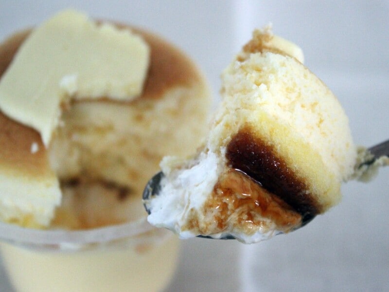 ホットケーキなスフレ・プリン