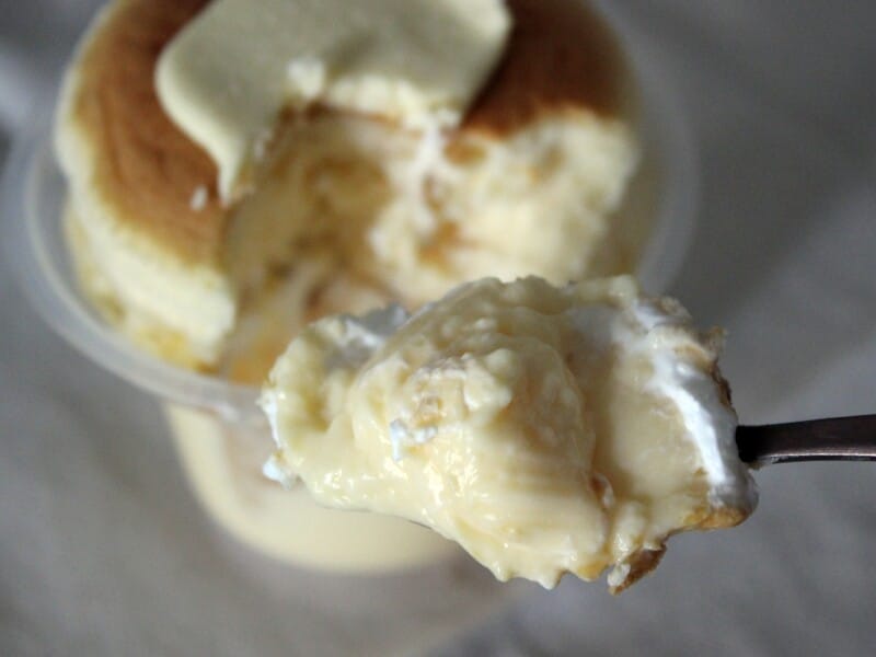 ホットケーキなスフレ・プリン