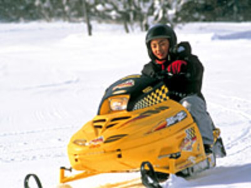 白馬コルチナスキー場(キッズスノーモービル)