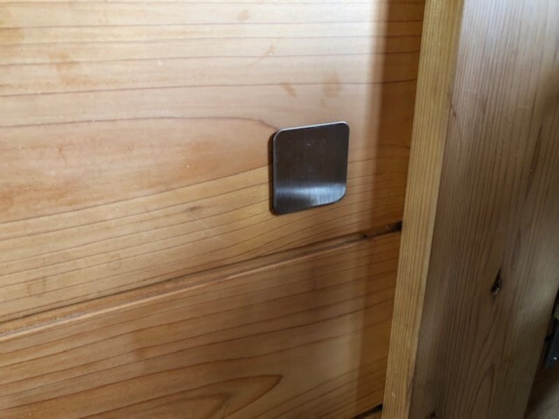 「磁石用ステンレス補助プレート」