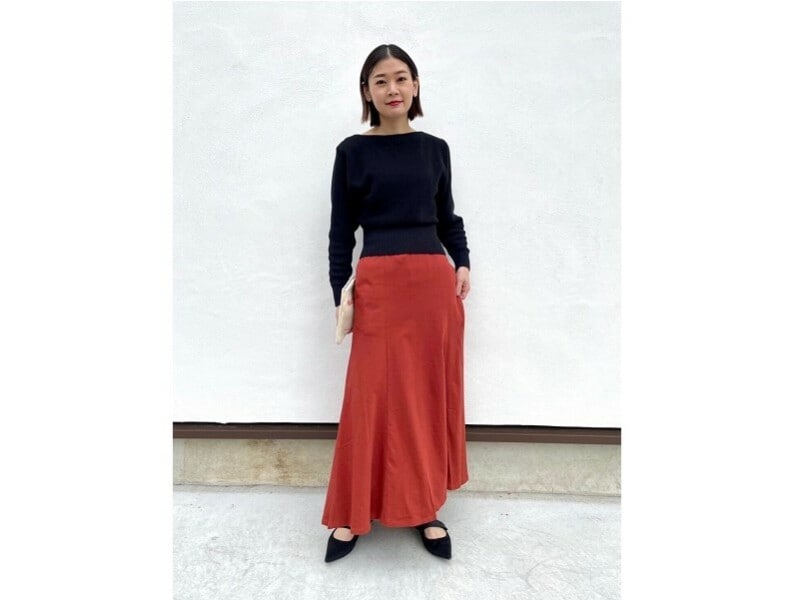 美シルエットでシンプルなワンツーコーデも着映える 出典:StyleHint