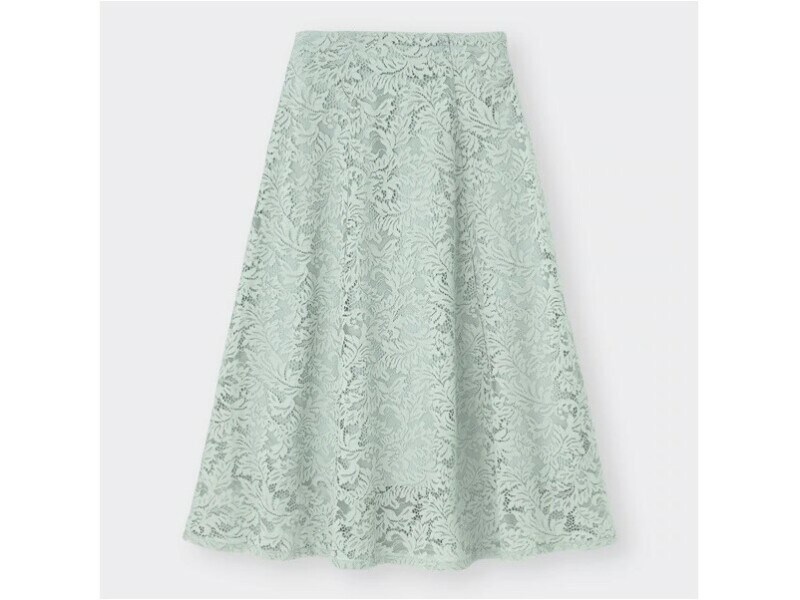 ジーユー レースフレアスカート 2490円(税込)