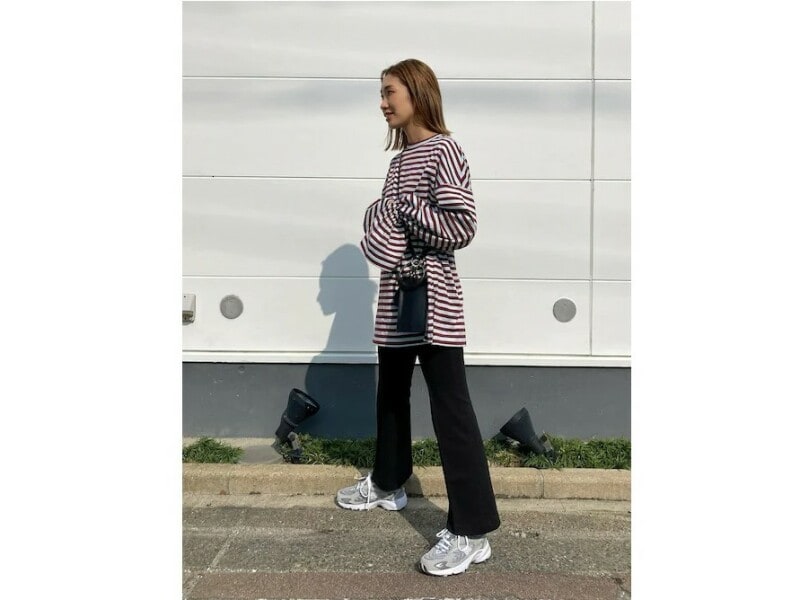 【OKコーデ】ボリュームのあるシューズはボトムス選びに気を付けて 出典:WEAR