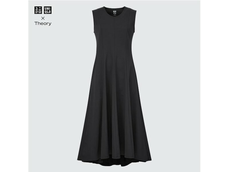 ユニクロ ウルトラストレッチフレアロングワンピース 3990円(税込)