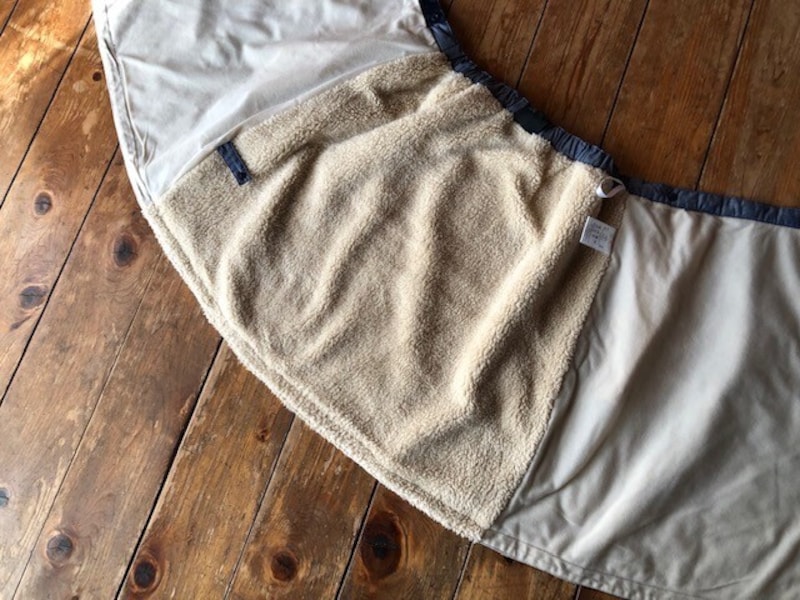 お尻部分にボアがついている