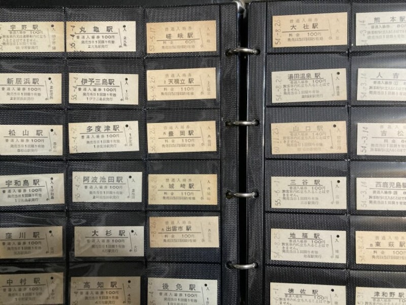 鉄道150周年記念　JR全駅入場券硬券